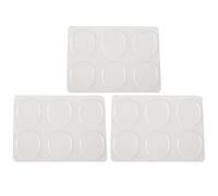 Daweglop 18 almohadillas de gel para amortiguar tambor, silenciador de tambor, accesorios de percusión transparentes (transparente)