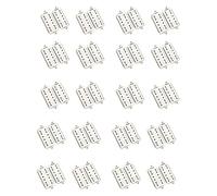 Daweglop 20 piezas de placa base Humbucker para guitarra de 50 mm y 52 mm, espaciado de postes Humbucker