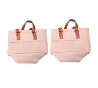 Daweglop 2X Organizador de Caddie de Pañal de,Compartimento de Almacenamiento Unisex para Viajes U Hogar,Bolso de Cesta de Fieltro EcolóGico Personalizables,Asas de