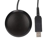 DAWH Micrófono USB de 360°, Micrófono de Conferencia USB de Escritorio de Tamaño Compacto, Omnidireccional para Reuniones en Línea