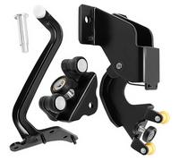 DawlQawwi - Kit de ruleta para puerta corrediza Expert 2/Jumpy 2/Scudo (2007-2018) 3 guijarros guía lateral derecha - Ref. OEM 1498209080 y 9033.T7 - TÜV certificado