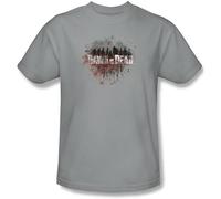 Dawn of Dead T Shirt Retro 1970 Cotton Graphic Zombie tee Horror Movie UNI483 Men T Shirt Dark Grey