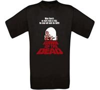 Dawn of The Dead Zombie Horror Cult Movie Men's T-Shirt Black M