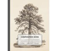 Dawn Redwood Composition Notebook | Vintage Botanical Tree Journal for Students & Nature Lovers | College Ruled: Classic Writing stationary Featuring ... Artwork for Everyday Notes and Creative Ideas