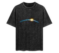 Dawn Space Fashion Brian Cox Planets Gift Mens T-Shirt Black Unisex tee XL