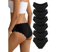 Dawnrole Bragas Mujer Suaves y Respetuosas con La Piel Bragas Sin Costuras Mujer Pack de 6