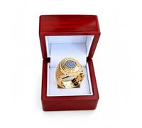 Dawosin Réplica de Anillo de Campeón la Copa del Mundo 2026 con Estuche | Primer Anillo de Campeón Talla US 11 , Recuerdo Coleccionable y Regalo para Aficionados al Fútbol