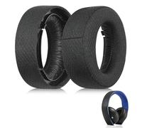 DAWRIS Almohadillas de repuesto profesionales para auriculares inalámbricos Sony PS5 Pulse 3D con tejido transpirable y espuma de alta calidad, duraderas almohadillas de repuesto