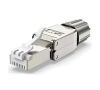 DAWSAXZKL Conector RJ45 Cat8 Cat7 Cat6A Herramienta Gratuita Reutilizable Conector Ethernet de Internet(2PCS,CAT8 STP Connector)