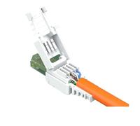 DAWSAXZKL Conector RJ45 Cat8 Cat7 Cat6A Herramienta Gratuita Reutilizable Conector Ethernet de Internet(10PCS,CAT5E UTP Connector)