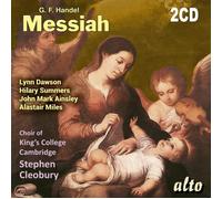 Haendel : Le Messie. Dawson, Summers, Ainsley, Miles, Cleobury.