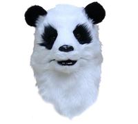 DAWTHTW Cubierta facial de panda de Halloween, cubierta facial de gallo, animal de cabeza completa para Halloween, accesorio de fiesta de máscaras