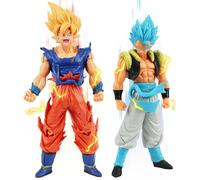 Dawumin 2 figuras de Go-ku de Go-ku Anime Figura Estatua 18 cm, Super Saiyajin Figuras de Acción Go-ku para niños, regalo de cumpleaños, decoración de escritorio