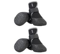 Dawutocap 4 gatos sueltos lluvia nieve zapatos zapatos invierno caliente perro zapatos protección de patas para fácil transporte nieve