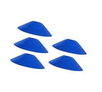 Dawutocap 5 discos de entrenamiento redondos con textura de polietileno, conos deportivos para entrenamiento atlético, deportes y ejercicios de grupo, conos de taladro de fútbol, equipos escolares