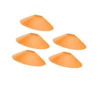 Dawutocap 5 discos de entrenamiento redondos con textura de polietileno, conos deportivos para entrenamiento atlético, deportes y ejercicios de grupo, conos de taladro de fútbol, equipos escolares