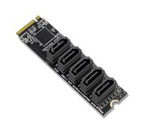 Dawutocap Ampliación de disco duro PH56 a 5 puertos Convertidor para ampliar la memoria para actualizaciones de ordenador con grandes necesidades de capacidad
