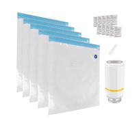 Dawutocap Bolsa de almacenamiento al vacío para filamentos de impresión Protector reutilizable USB recargable solución de almacenamiento organizacional
