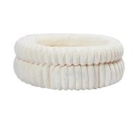 Dawutocap Cama de felpa suave para gatos con diseño de cojín desmontable para interiores con parte inferior antideslizante, para invierno y otoño, cómoda cama de felpa
