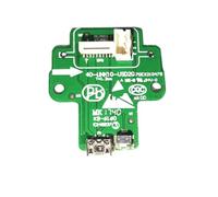 Dawutocap Conector de carga USB placa de repuesto para Link 10 Auditive Repair 40-LINK10-USD2G piezas verde
