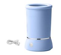 Dawutocap Limpiador de patas de perro eficiente, lavadora eléctrica automática, cepillos de silicona recargables, taza de lavado para razas pequeñas, mascotas, gatos, accesorios de aseo de mascotas