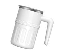 Dawutocap Taza aislada con agitación automática con temperatura de tiempo, perfecta para entusiastas del café y viajeros, taza de viaje para mezclar automáticamente leche de cacao