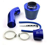 DAXGD filtro aire coche universal Cromado filtro de aire conico completo azul