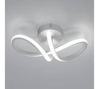 DAXGD Plafon LED Techo Moderna, Lamparas de Techo LED curvada de 20W, Luz De Techo 1800 Lumen 6500k para dormitorio, sala de estar, cocina y comedor