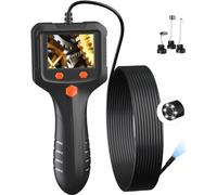 Daxiongmao Boroscopio, cámara de inspección endoscópica con Luces, endoscopio de Mano IP67 Impermeable para alcantarillado, Pantalla IPS HD, cámara de Serpiente portátil con Cable semirrígido de 11.5