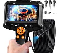 Daxiongmao Boroscopio, cámara endoscópica con luz, endoscopio impermeable IP67, cámara de inspección HD 1080P, cámara de boroscopio con luz, cámara endoscópica flexible de 16.4 pies, dispositivos para