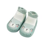 Day 5 - Zapatos de otoño e invierno, bonitos zapatos para niños pequeños, zapatos deportivos sin suelo, zapatos ligeros y cómodos para muñeca, Green, 21 EU