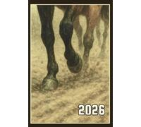 Day at the Races V: 6x9, 100 page lined journal for Men & Women of all Ages: Beautiful watercolor images of horse scenes to capture all of your 2026 notes and memories