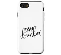 Day Drinkin Funny Brunch Beber Funny Dichos Carcasa para iPhone SE (2020) / 7/8