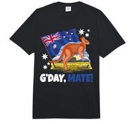 Day Mate Good Kangaroo, Bandera patriótica Australiana, Australia Comfort Colors Adult Heavyweight T-Shirt