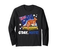 Day Mate Good Kangaroo, Bandera patriótica Australiana, Australia Manga Larga
