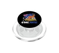Day Mate Good Kangaroo, Bandera patriótica Australiana, Australia PopSockets PopGrip para MagSafe