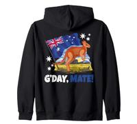 Day Mate Good Kangaroo, Bandera patriótica Australiana, Australia Sudadera con Capucha
