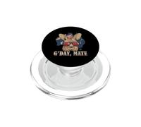 Day Mate Good Kangaroo Patriotic Australian Map Australia PopSockets PopGrip para MagSafe