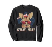 Day Mate Good Kangaroo Patriotic Australian Map Australia Sudadera