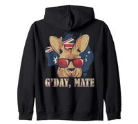 Day Mate Good Kangaroo Patriotic Australian Map Australia Sudadera con Capucha