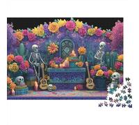 Day of The Dead Altar Puzzle Imposible,desafío for Adults Entretenimiento Creativo 1000 Piezas Obra De Arte De Juego De para Adultos Y Niños 38x26cm/1000pcs