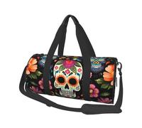 Day of The Dead - Bolsa de viaje con diseño de calavera de azúcar, para hombres y mujeres, bolsa deportiva para viajes de fin de semana, trabajo, camping