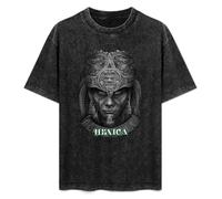Day of The Dead Chicano Art Mexica Aztec David Gonzales Mens T-Shirt Black Unisex tee XL