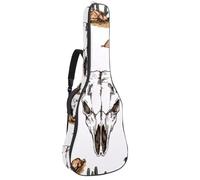 Day of The Dead - Funda acolchada para guitarra acústica con diseño de cactus, Multicolor 07, 42.9x16.9x4.7 in, Mochila informal