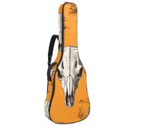 Day of The Dead - Funda acolchada para guitarra acústica con diseño de cactus, Multicolor 09, 42.9x16.9x4.7 in, Mochila informal