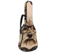 Day of The Dead - Funda acolchada para guitarra acústica con diseño de cactus, Multicolor 10, 42.9x16.9x4.7 in, Mochila informal