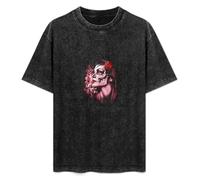 Day of The Dead Girl Skull Face Dia De Los Muertos Roses Mens T-Shirt Black Unisex tee S