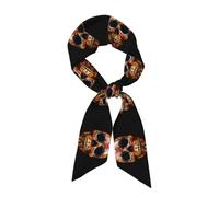 Day of the Dead Masks - Bufanda estampada para mujer, 46.9 x 3.1 pulgadas, ligera y cálida, chal de viaje de moda