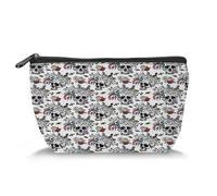 Day of The Dead Printby - Bolsa de maquillaje para mujer, diseño de calavera de azúcar, rosa y abejas, bolsa de maquillaje de gran capacidad, organizador de accesorios, multicolor, Multicolor_5, Talla