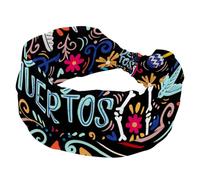 Day of the Dead Sugar Skull Bones - Diadema elástica ancha para mujer, antideslizante, absorbe la humedad, para yoga, gimnasio, correr, fitness, deporte